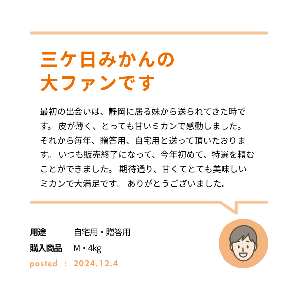 ＼秀の上位ランク／ 早生みかん 特選品 Mサイズ【数量限定】の商品画像 8